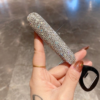Deschizător de sticle bere cu diamante, oțel inoxidabil, lux creativ, stil Nordic