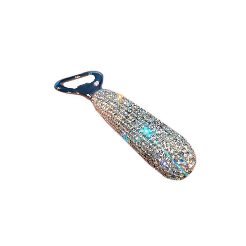 Deschizător de sticle bere cu diamante, oțel inoxidabil, lux creativ, stil Nordic