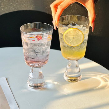 Pahar în stil japonez, vintage, cu picior scurt, pentru cocktailuri și vin, 101–200 ml