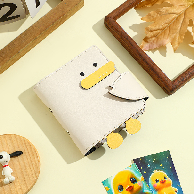 Rățușcă galbenă drăguță: album de carduri și cărți poștale, sloturi pentru carduri de 3 inch, pagini cu o singură celulă, album pentru poze Polaroid