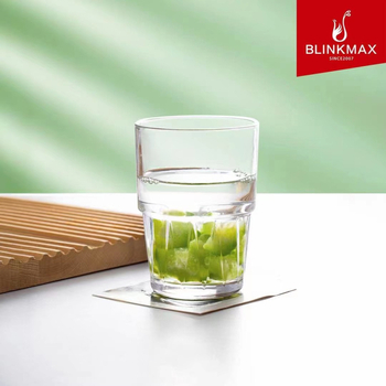 Lizun pahar din sticlă pentru uz casnic, rezistent la temperaturi înalte, 301–400 ml, pentru ceai, apă, suc, bere și whisky