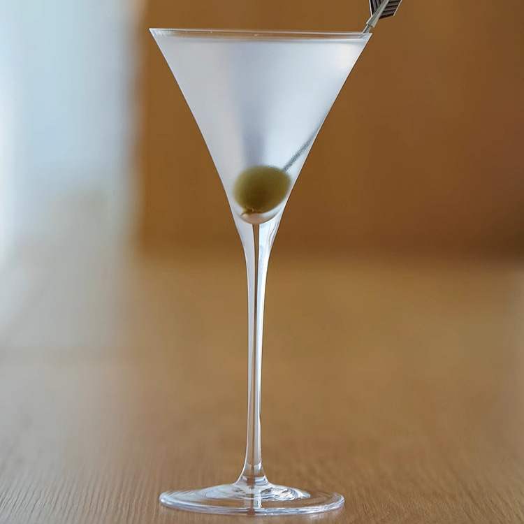 Pahar Martini din cristal fără plumb, în formă de corn, stil japonez de cocktail