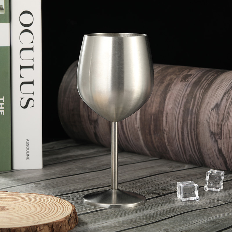 Pahar Martini din oțel inoxidabil, stil european retro, cu un singur strat, înalt, pentru bar și restaurant