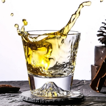 Pahar de whisky în stil japonez, cu o bilă mare de gheață, pahar iceberg, 201–300 ml