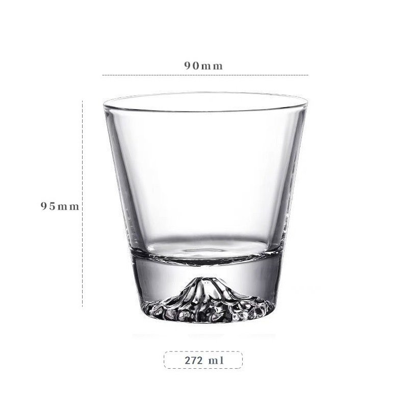 Pahar de whisky în stil japonez, cu o bilă mare de gheață, pahar iceberg, 201–300 ml