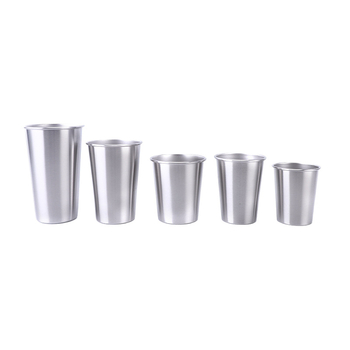 Cană de camping din oțel inoxidabil 304, margine rulată, pahar de bere pentru exterior, 401-500 ml