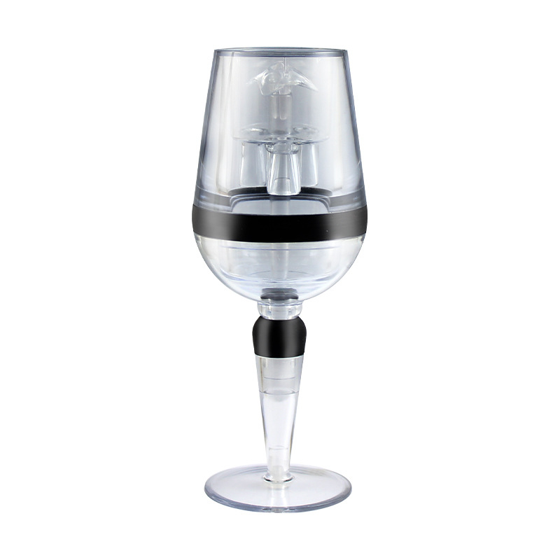 Set de decantare pentru vin cu aerator rapid, decantor din sticlă și pahare, pentru uz casnic