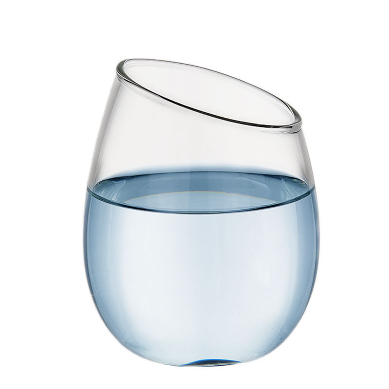 Pahar din sticlă transparentă, rezistentă la căldură, cu pereți groși, pentru șampanie, cocktailuri, suc, ceai și apă, margine înclinată pentru aromă; pahar de vin roșu