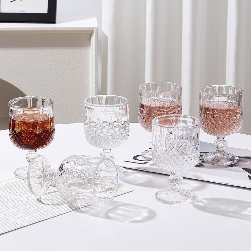 Pahar minimalist înalt pentru vin și șampanie, sticlă transparentă, 101–200 ml, premium