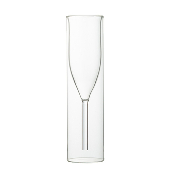 Pahar dublu-strat pentru șampanie și vin roșu, goblet în formă de lalea, design modern, transparent pentru bar, pahar de cocktail cu bule