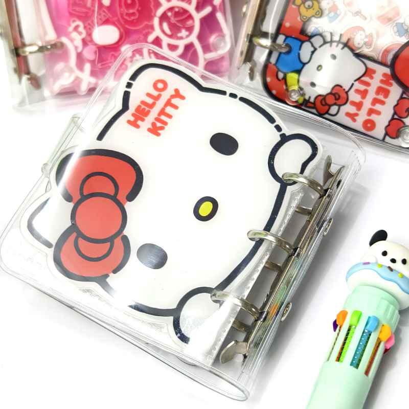 KT Cat Sanrio album pentru carduri de 3 inci pentru fotografii Polaroid, shaker, DIY, album acrilic cu foi detașabile