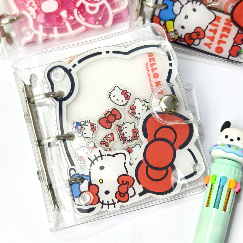 KT Cat Sanrio album pentru carduri de 3 inci pentru fotografii Polaroid, shaker, DIY, album acrilic cu foi detașabile
