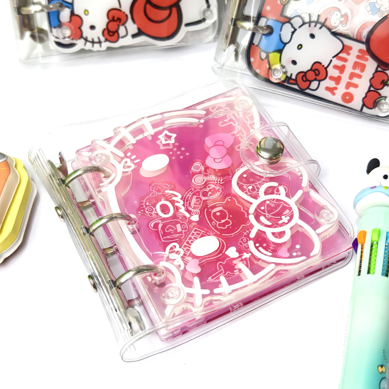 KT Cat Sanrio album pentru carduri de 3 inci pentru fotografii Polaroid, shaker, DIY, album acrilic cu foi detașabile