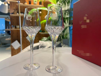 Pahar din cristal pentru coniac și whisky – set cadou în cutie elegantă