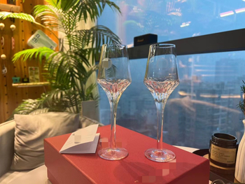 Pahar din cristal pentru coniac și whisky – set cadou în cutie elegantă