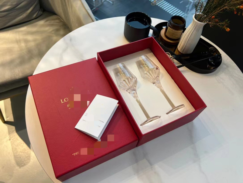 Pahar din cristal pentru coniac și whisky – set cadou în cutie elegantă