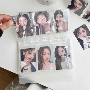 Album foto Polaroid de 3 inch, cu suport transparent pentru carduri — expunere pe birou, depozitare de cărți poștale, album de amintiri
