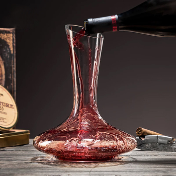Decantor din sticlă fără plumb, decantor rapid pentru vin roșu, pentru uz casnic