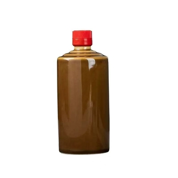 Sticlă de vin ceramică sigilată — ornament decorativ