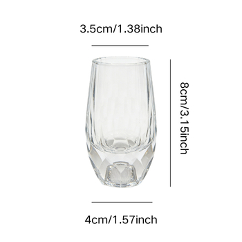 Cupe de lichior din cristal, stil chinezesc, lucrate manual, 50 ml, set elegant de lux, cadou pentru Festivalul Primăverii