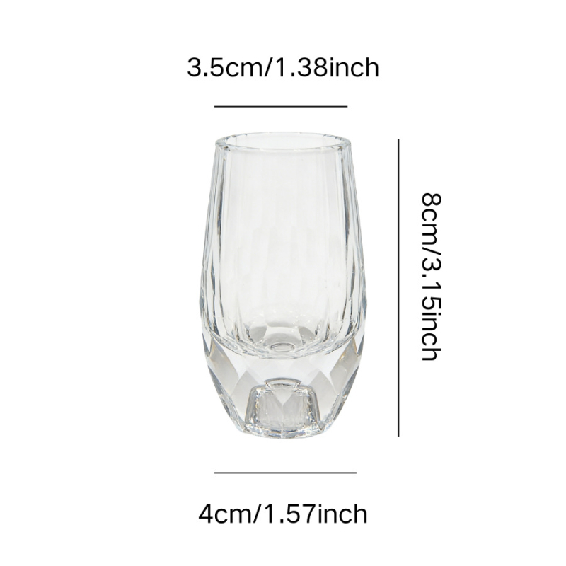 Cupe de lichior din cristal, stil chinezesc, lucrate manual, 50 ml, set elegant de lux, cadou pentru Festivalul Primăverii