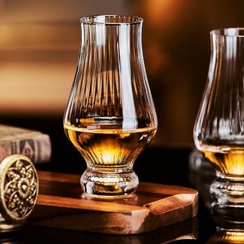 Pahar de degustare whisky din cristal fără plumb, pahar în formă de lalea cu aromă, stil retro, capacitate 101–200 ml