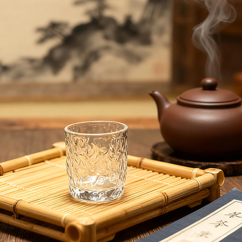 Pahar de saké, în stil japonez, cu textură ciocănită, pahar pentru vin/whisky, 101–200 ml