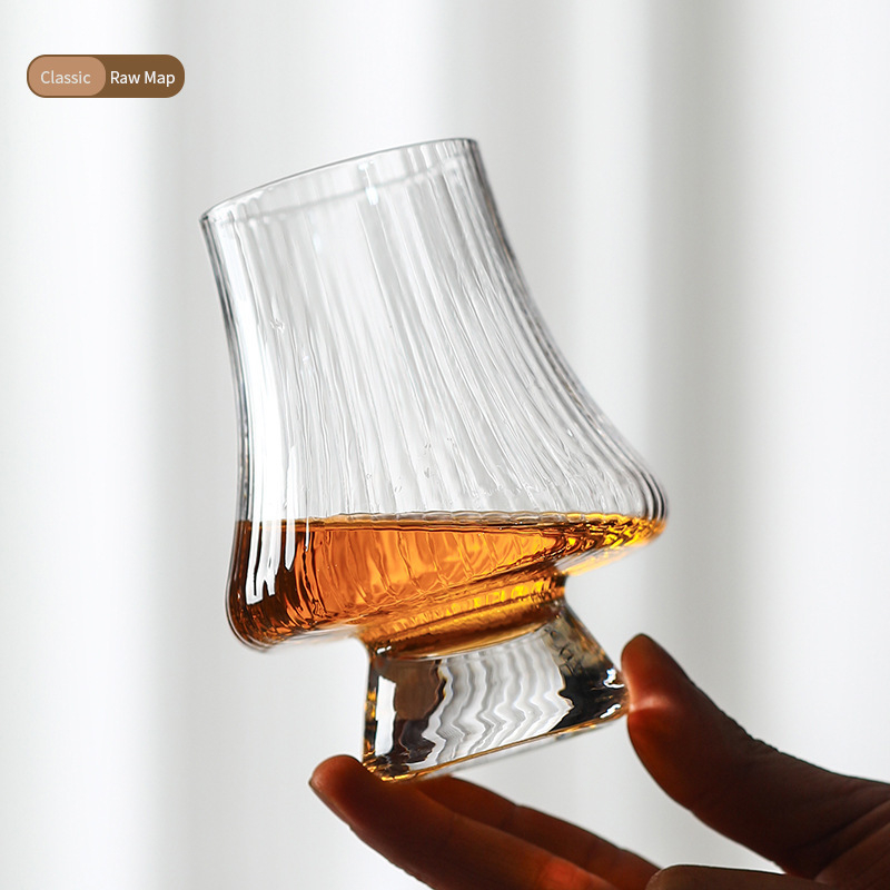 Pahar de whisky în stil franțuzesc, pahar aromat, pahar vintage pentru băuturi, pahar de degustare pentru spirtoase