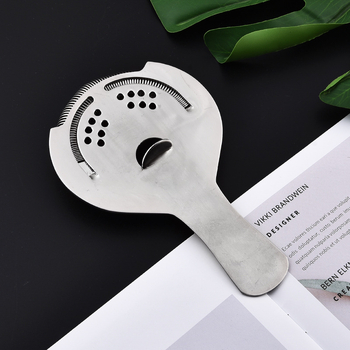 Filtru de gheață pentru cocktail, separator de gheață, ustensilă de bar din oțel inoxidabil 430