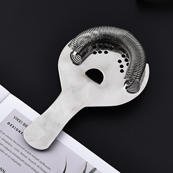 Filtru de gheață pentru cocktail, separator de gheață, ustensilă de bar din oțel inoxidabil 430