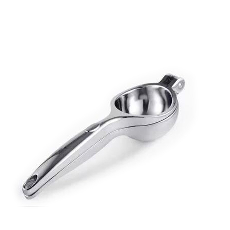 Extractor manual de suc din oțel inoxidabil, cu clemă din aliaj de zinc, storcător compact pentru bucătărie și bar