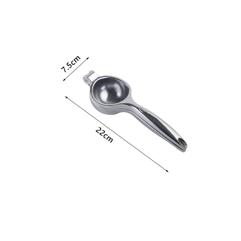Extractor manual de suc din oțel inoxidabil, cu clemă din aliaj de zinc, storcător compact pentru bucătărie și bar