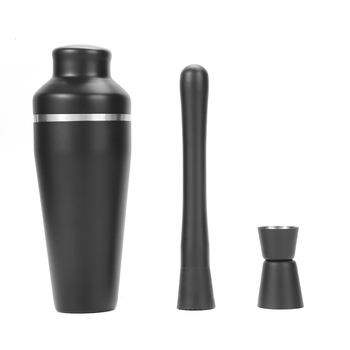 Set de cocktail din oțel inoxidabil, 600 ml, stil franțuzesc, cu shaker și accesorii