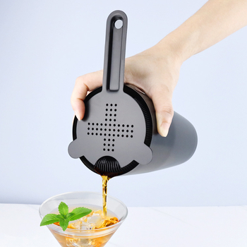 Set Boston shaker din oțel inoxidabil 304 cu lingură de bar și strecurător de gheață – ustensile cocktail