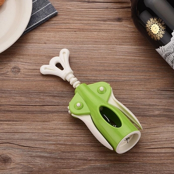 Deschizător multifuncțional pentru sticle de vin roșu, din plastic gros