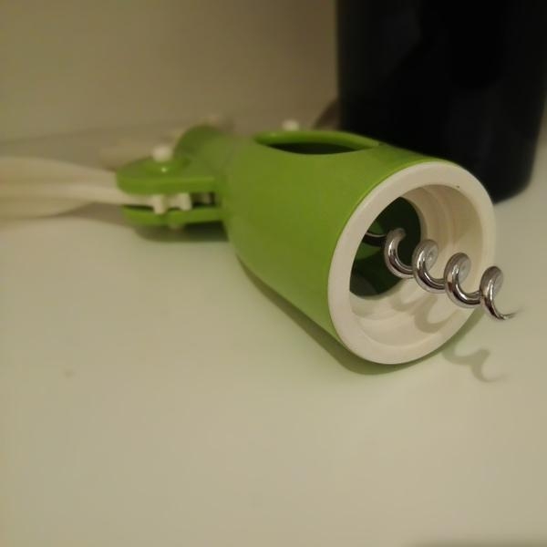 Deschizător multifuncțional pentru sticle de vin roșu, din plastic gros