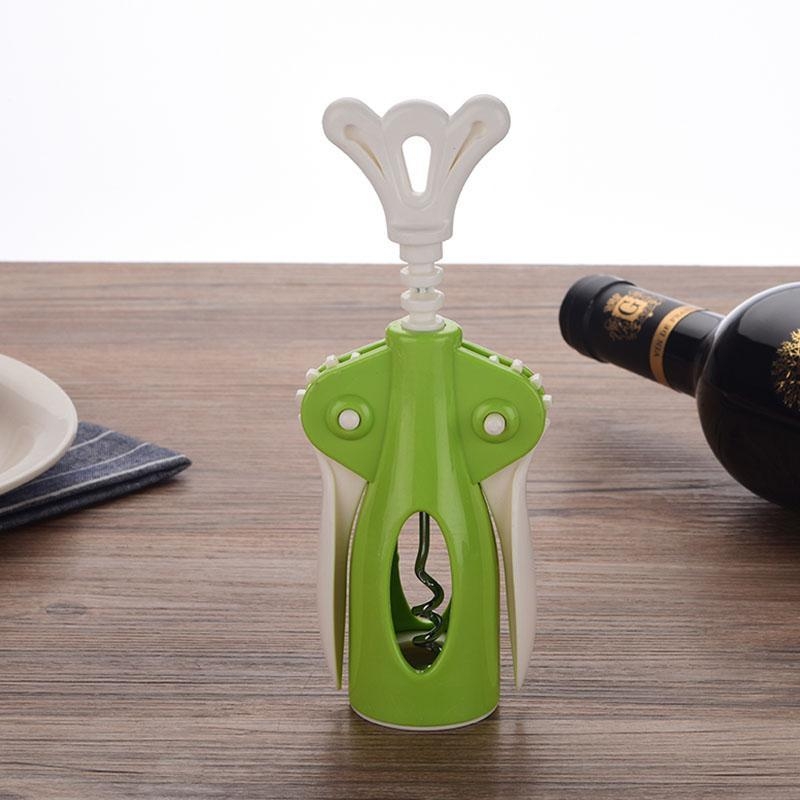 Deschizător multifuncțional pentru sticle de vin roșu, din plastic gros