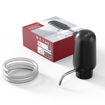 Decantor electric pentru vin alb și roșu, dozator de șampanie cu un singur clic, turnător automat, reîncărcabil