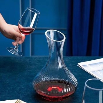Decantor de vin roșu cu dungi groase, set personalizat în stil japonez pentru uz casnic, fără plumb.