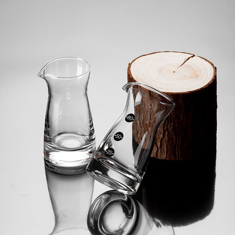 Set de pahare din sticlă pentru lichior și pahare mici de vin cu dozator, utilizare comercială