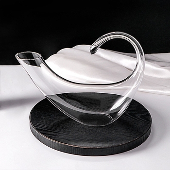 Decantor pentru vin roșu din sticlă de cristal, design Scorpion, stil modern, capacitate 1000 ml