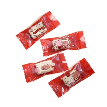 Pungă nouă pentru ambalarea nugatului – hârtie alimentară pentru caramel, transparent, sigilare mecanică, pungi individuale