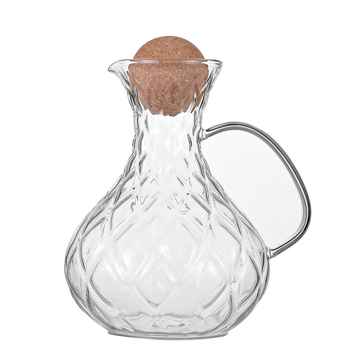 Decantor pentru vin roșu cu gură în formă de V, sticlă borosilat rezistentă la căldură și frig, pentru utilizare casnică