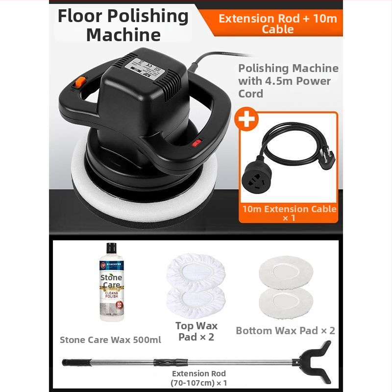Bezdrôtový ručný polirovací stroj na podlahové dlaždice, kompaktný pre drevené a keramické podlahy