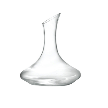 Decantator de vin roșu din cristal, gură înclinată, 1500 ml, realizat manual