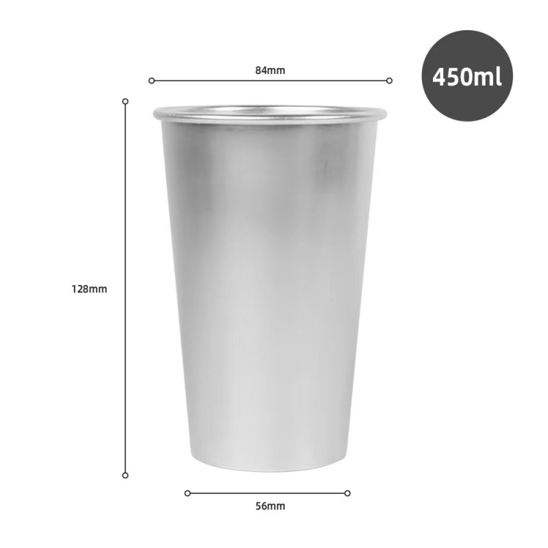 Cană din aluminiu care își schimbă culoarea la rece, culoare solidă, design creativ, mai multe modele