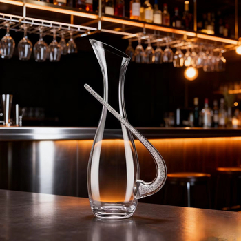 Decantator de vin roșu din cristal, de lux, stil european, pentru uz casnic, design personalizat