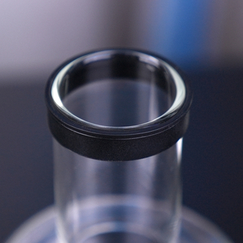 Decantor de vin din sticlă borosilikată, corp bombat, pentru uz casnic, capacitate peste 1000 ml