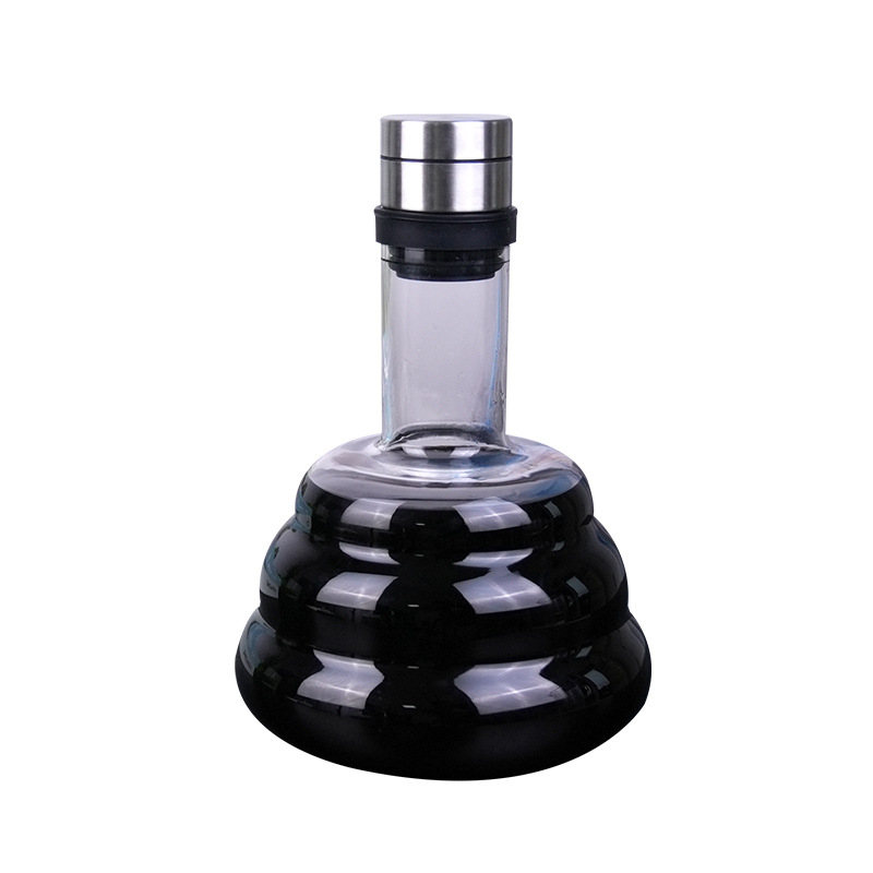 Decantor de vin din sticlă borosilikată, corp bombat, pentru uz casnic, capacitate peste 1000 ml