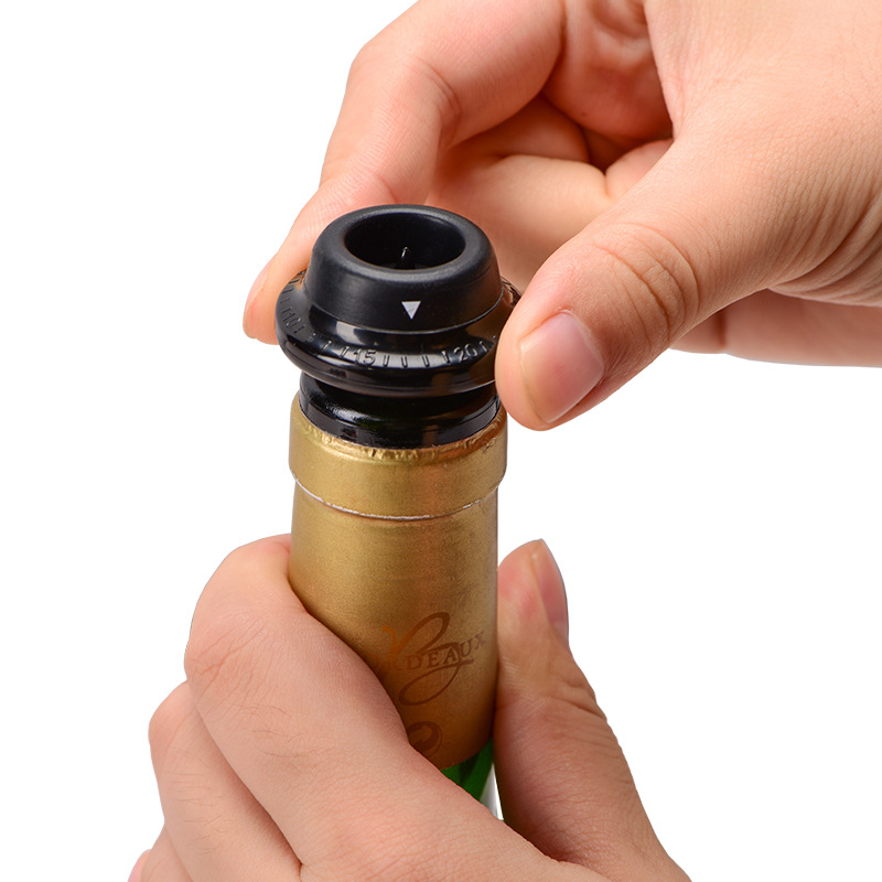 Set de 4 dopuri de vin din silicon cu vid pentru păstrarea prospețimii – accesorii pentru barul de acasă